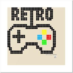 Pixelated Gamer Posters and Art